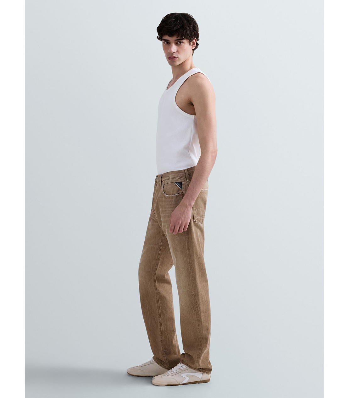 ストレートフィットAIDEEN カラーデニム 詳細画像 ブラウンシュガー 4